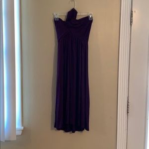 Purple twist dress